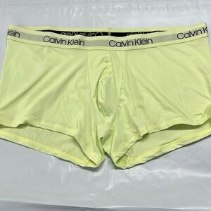 Calvin Klein Men Boxer Brief Led Yellow 2XL NWT